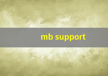 mb support